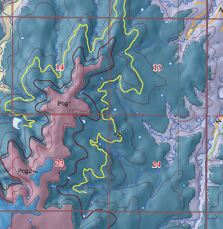 small geologic map