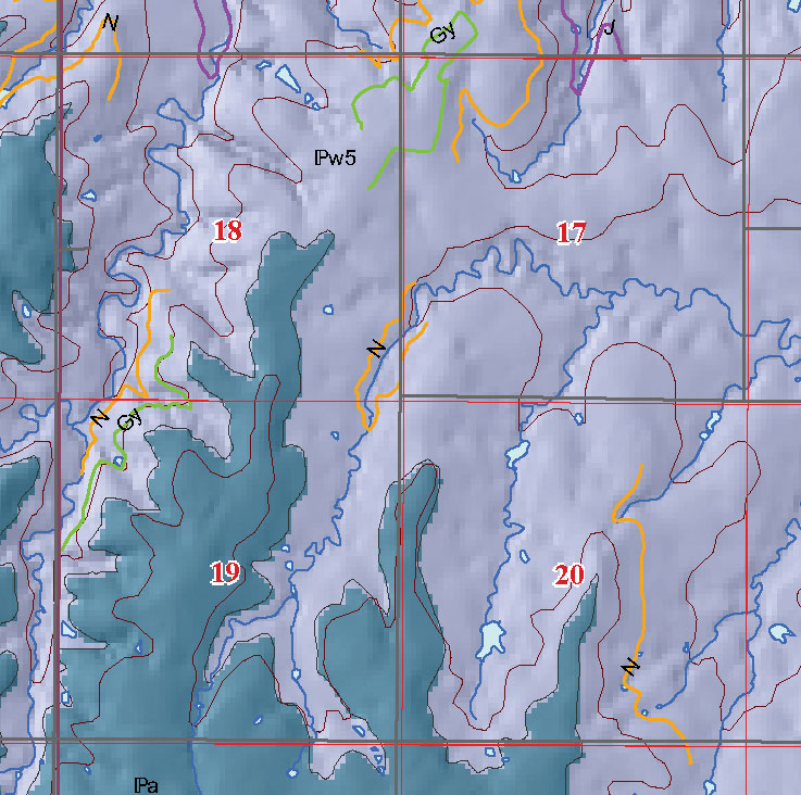 small geologic map