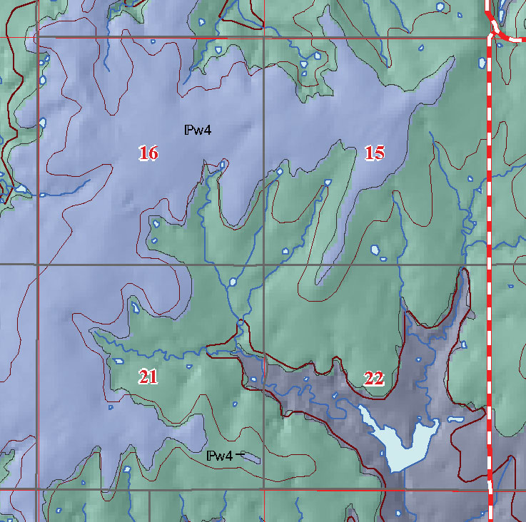 small geologic map