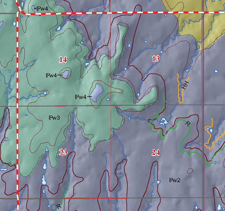 small geologic map