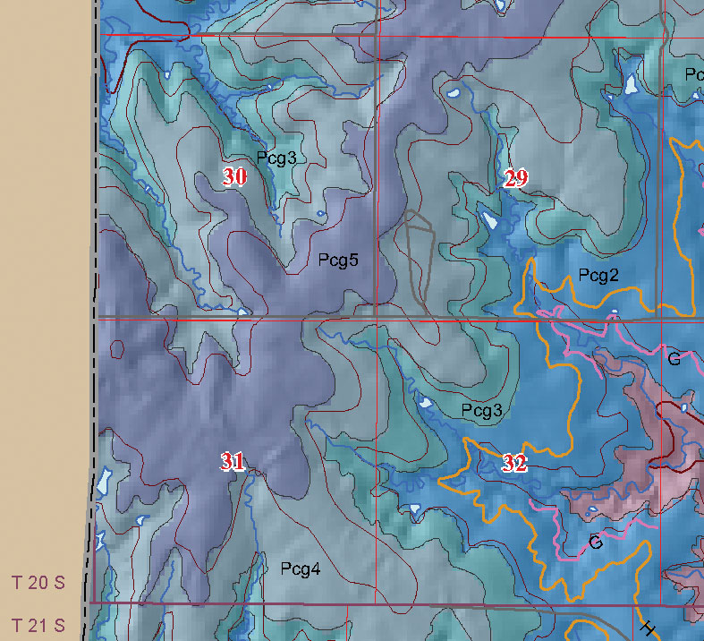 small geologic map