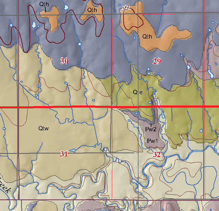 small geologic map