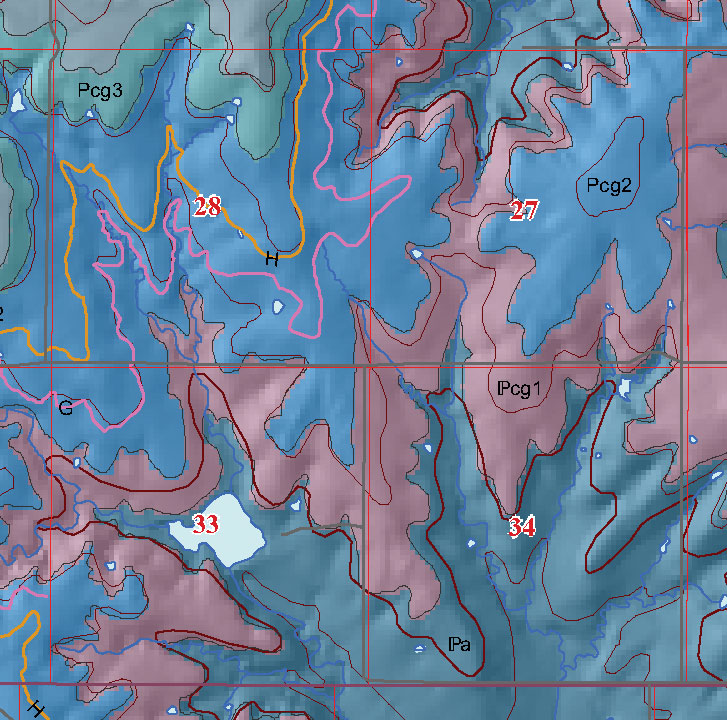 small geologic map