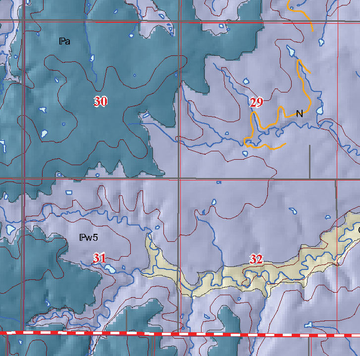 small geologic map