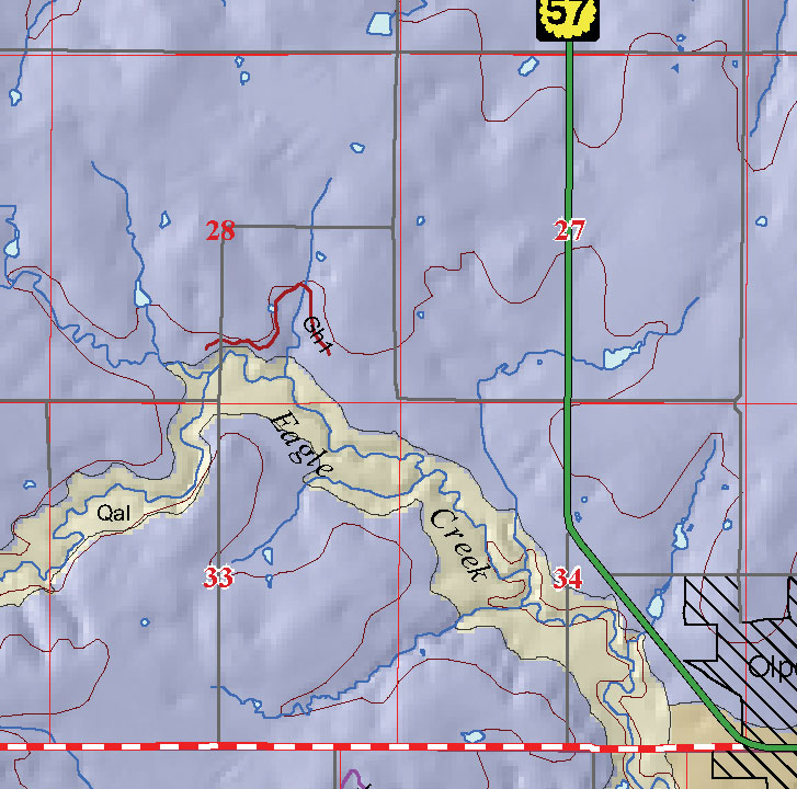 small geologic map