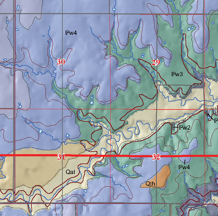 small geologic map