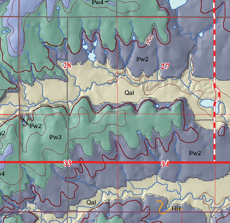 small geologic map