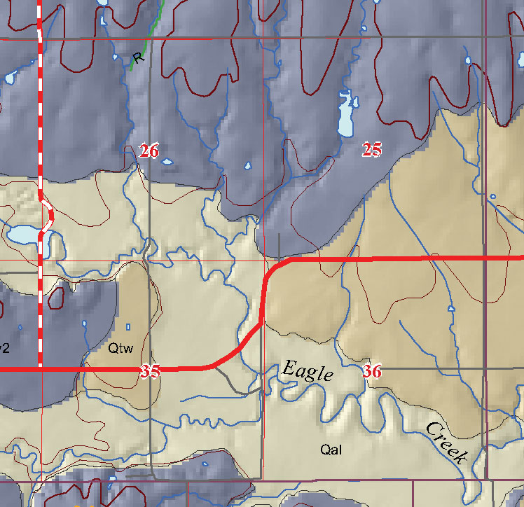 small geologic map