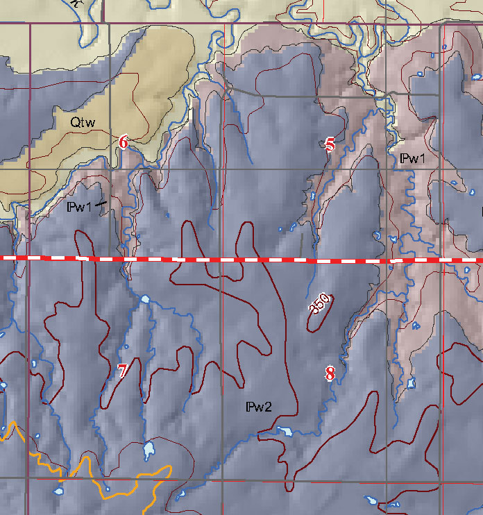 small geologic map