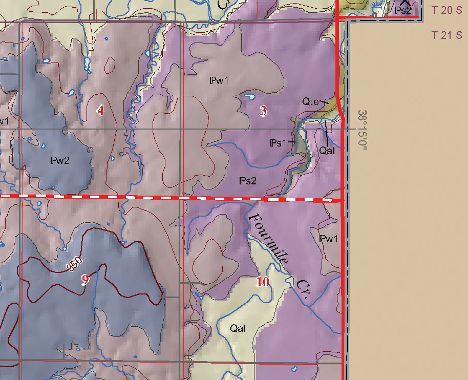 small geologic map