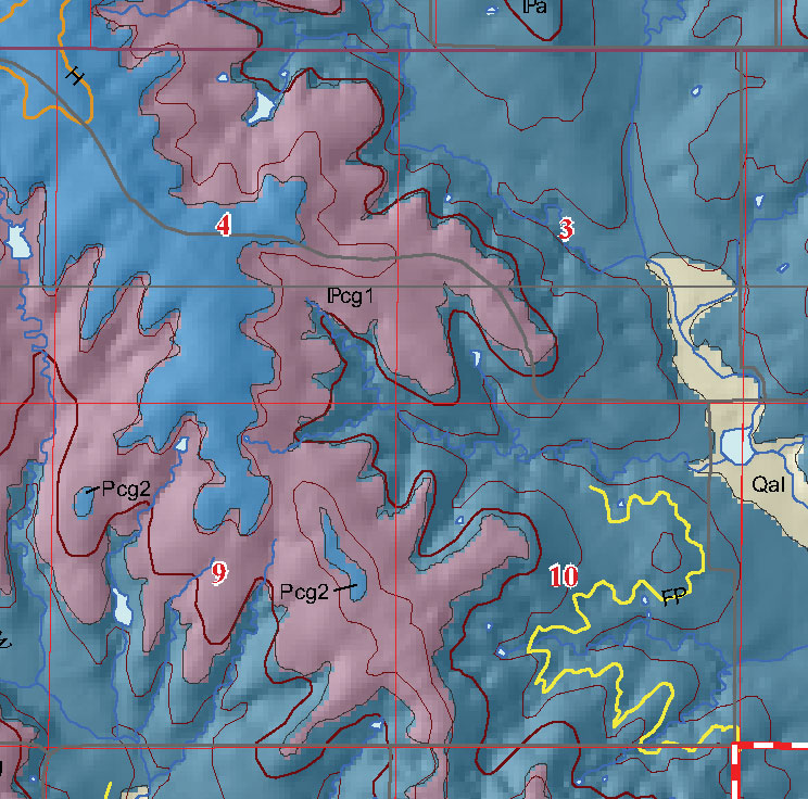 small geologic map