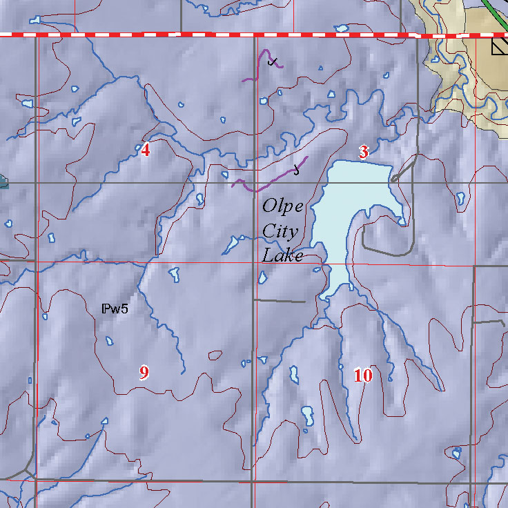 small geologic map