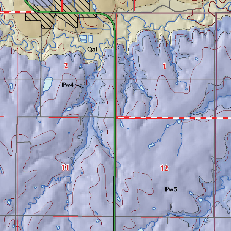 small geologic map