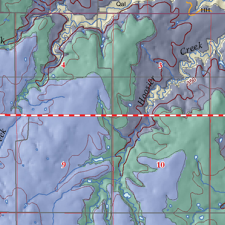 small geologic map