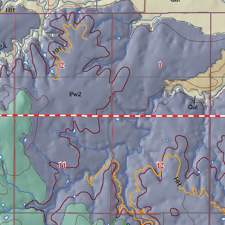 small geologic map