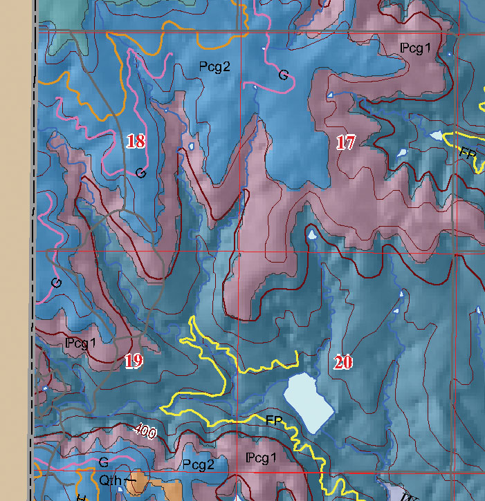 small geologic map