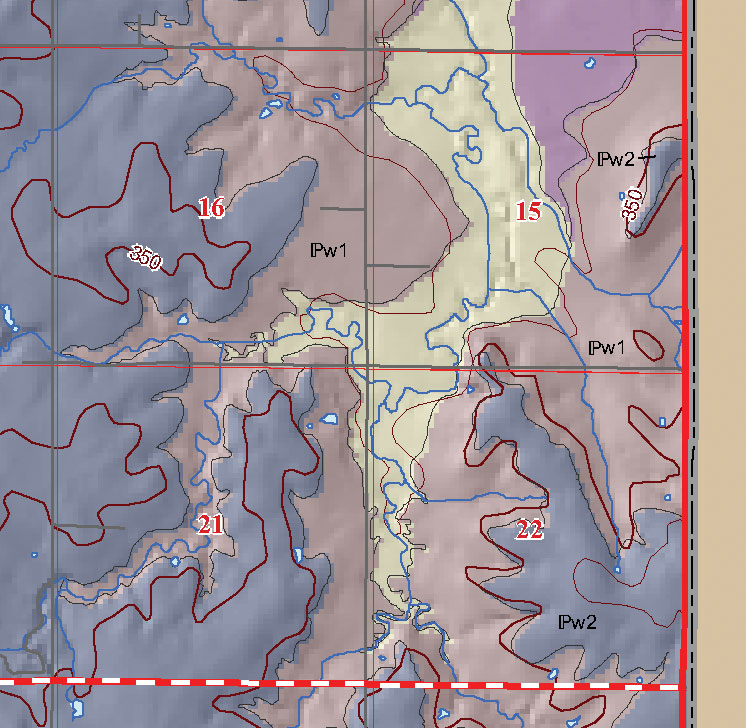 small geologic map