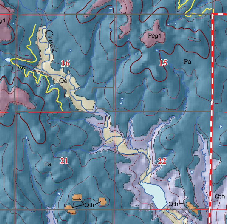 small geologic map