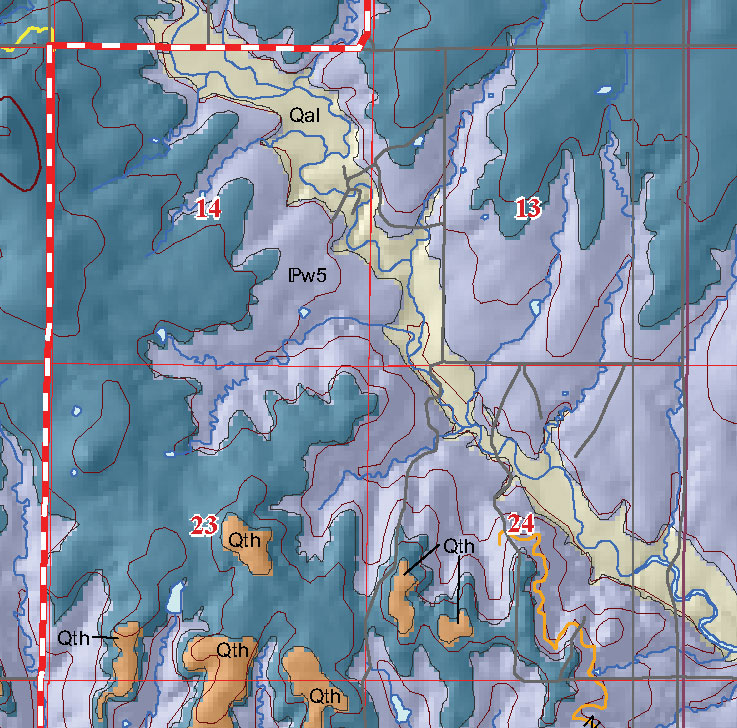 small geologic map