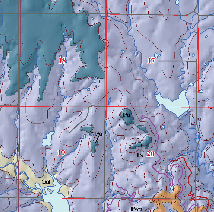 small geologic map