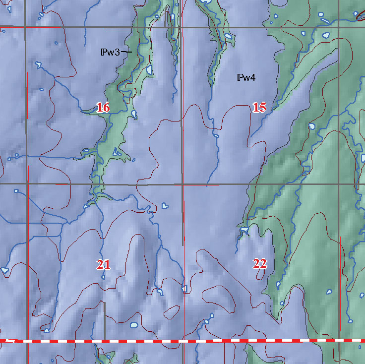 small geologic map