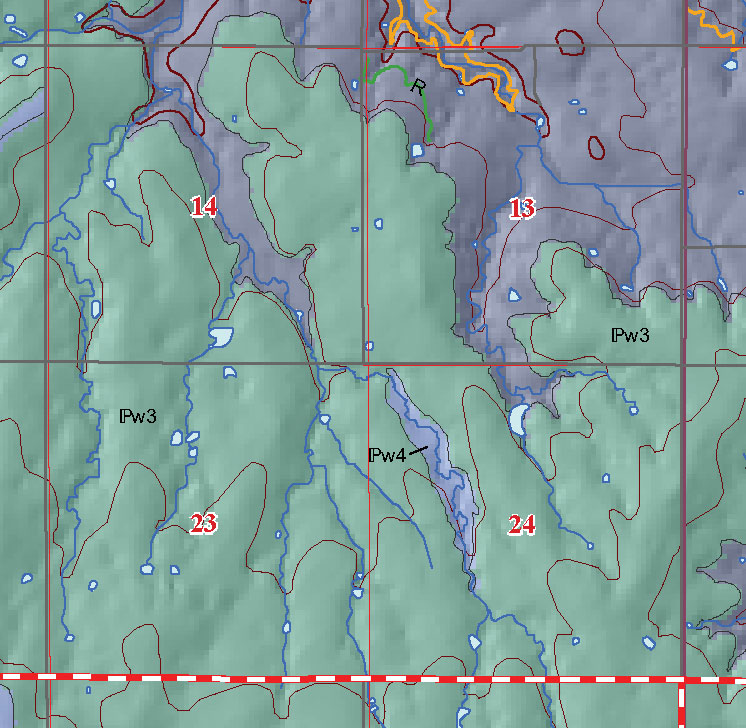 small geologic map