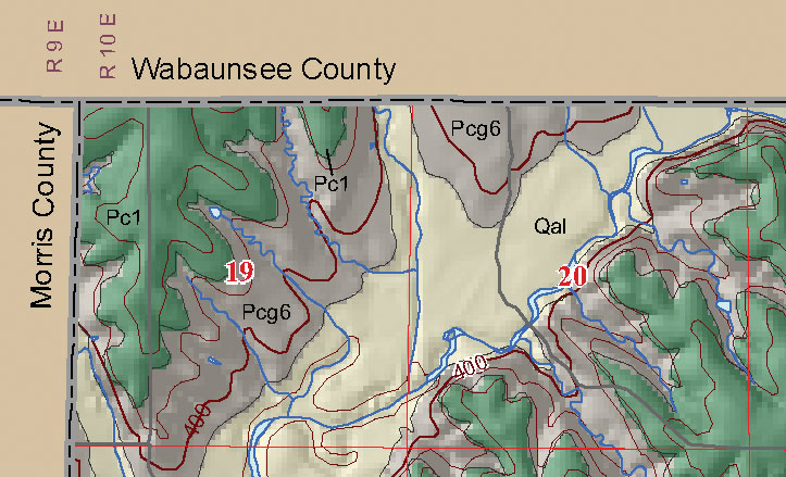 small geologic map