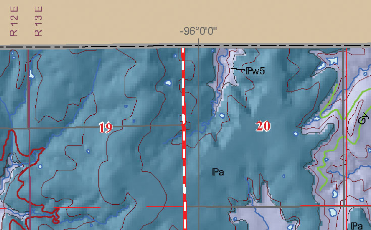 small geologic map