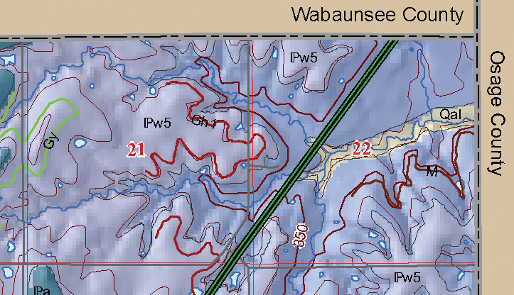 small geologic map