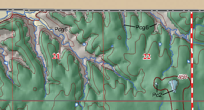 small geologic map