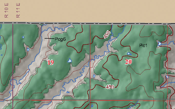 small geologic map