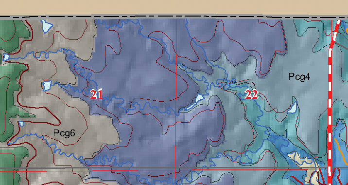 small geologic map