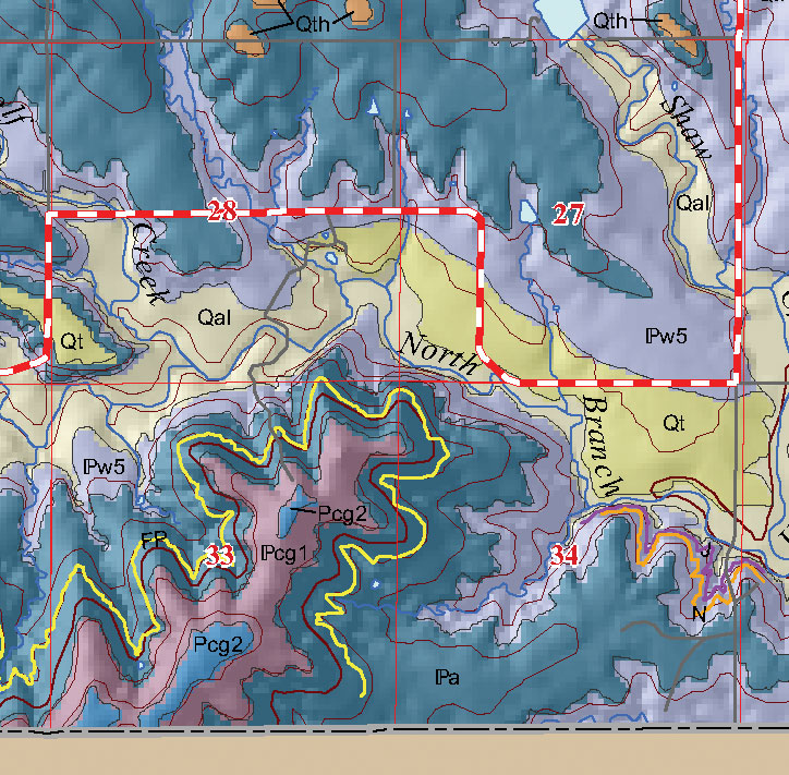 small geologic map