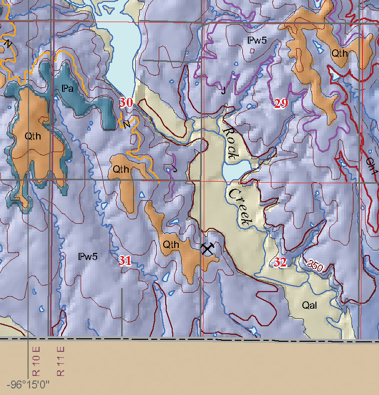 small geologic map