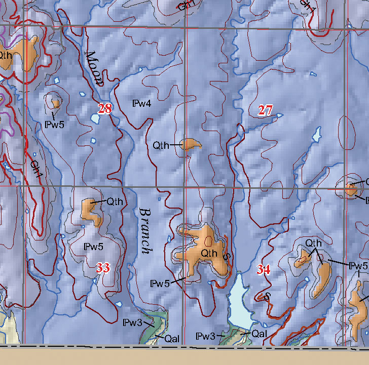 small geologic map