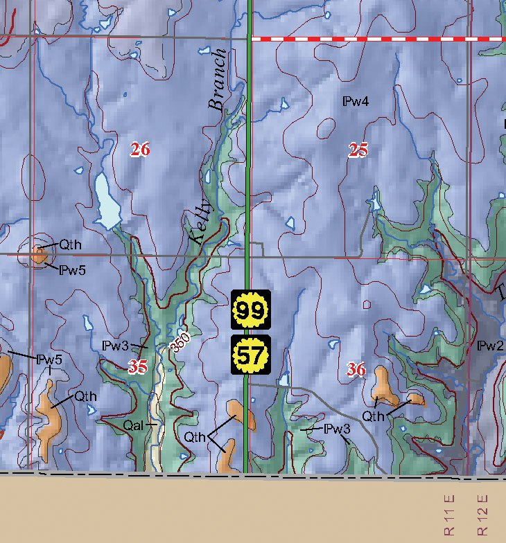 small geologic map