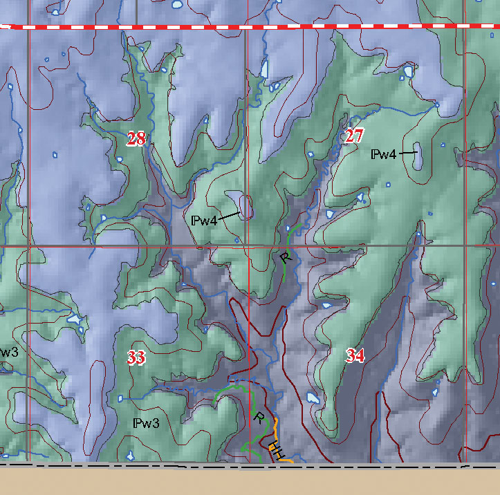 small geologic map