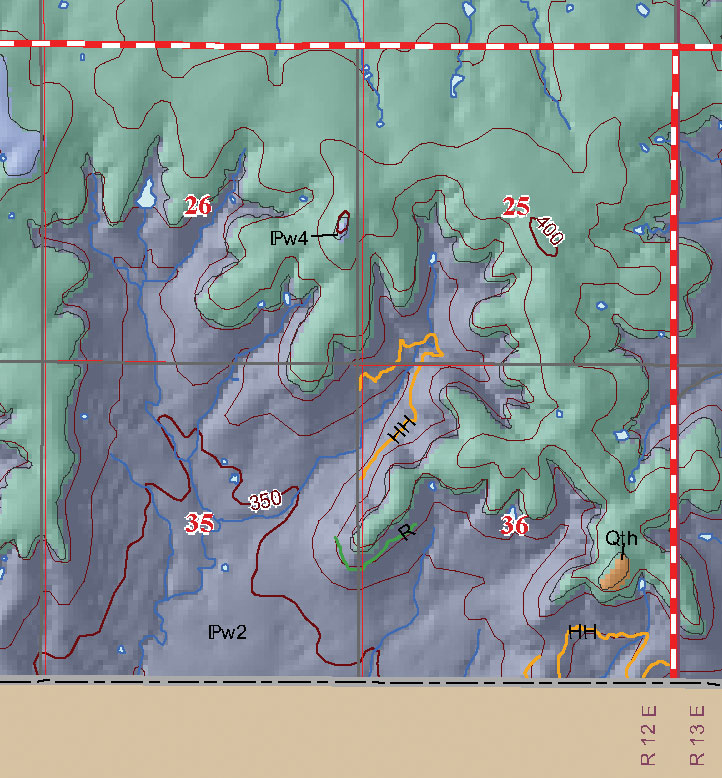 small geologic map