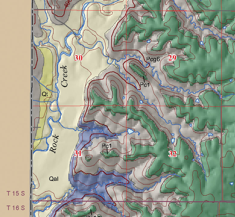 small geologic map