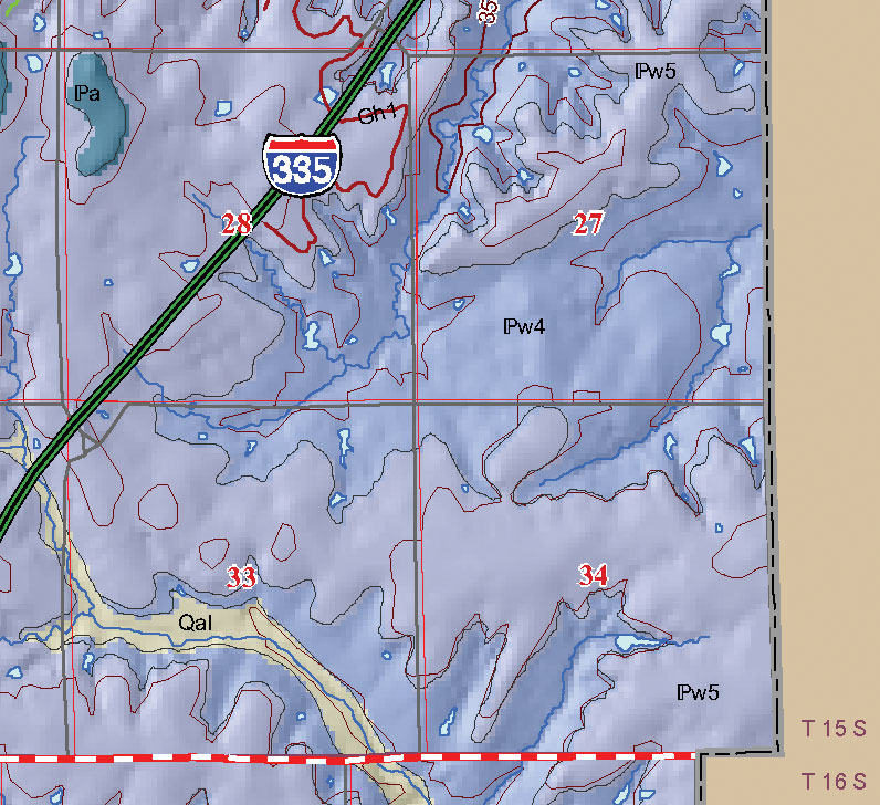 small geologic map