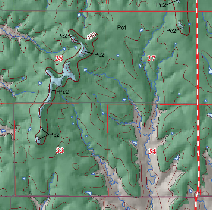 small geologic map