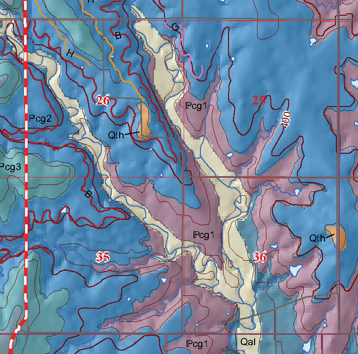 small geologic map