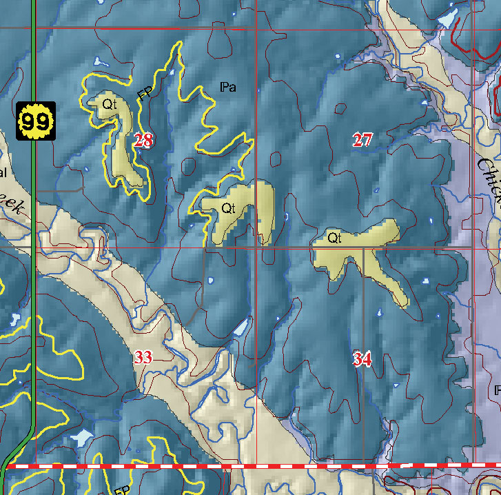 small geologic map