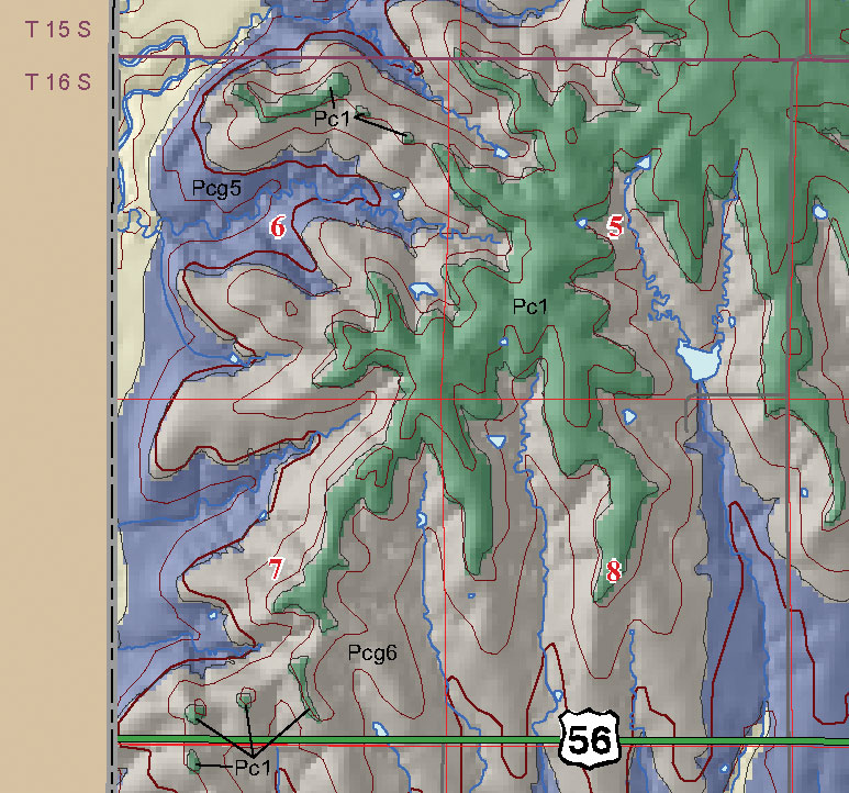 small geologic map