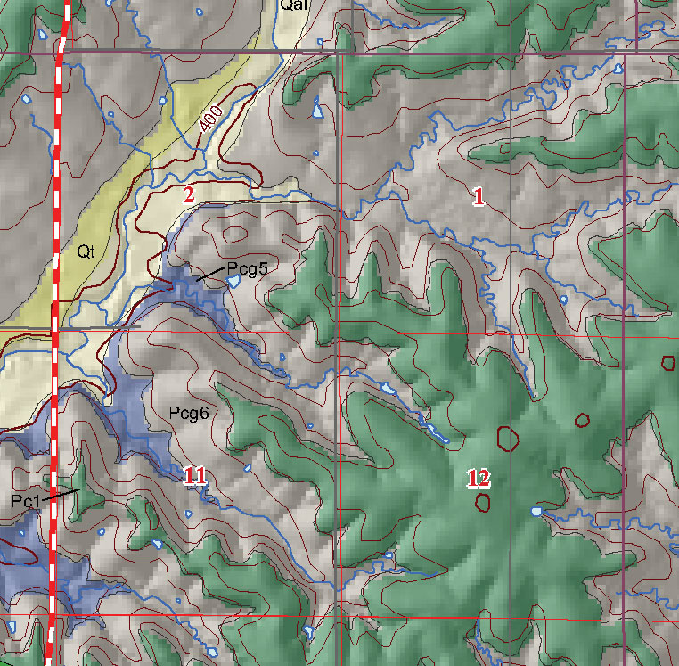 small geologic map