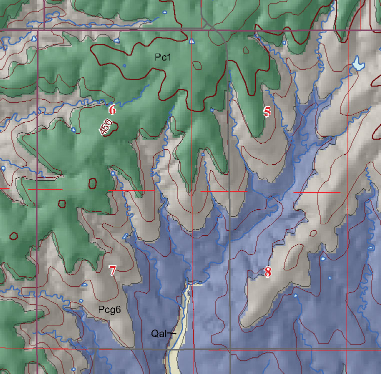 small geologic map