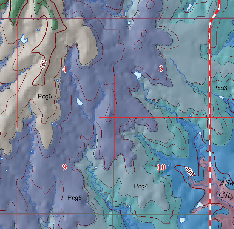 small geologic map