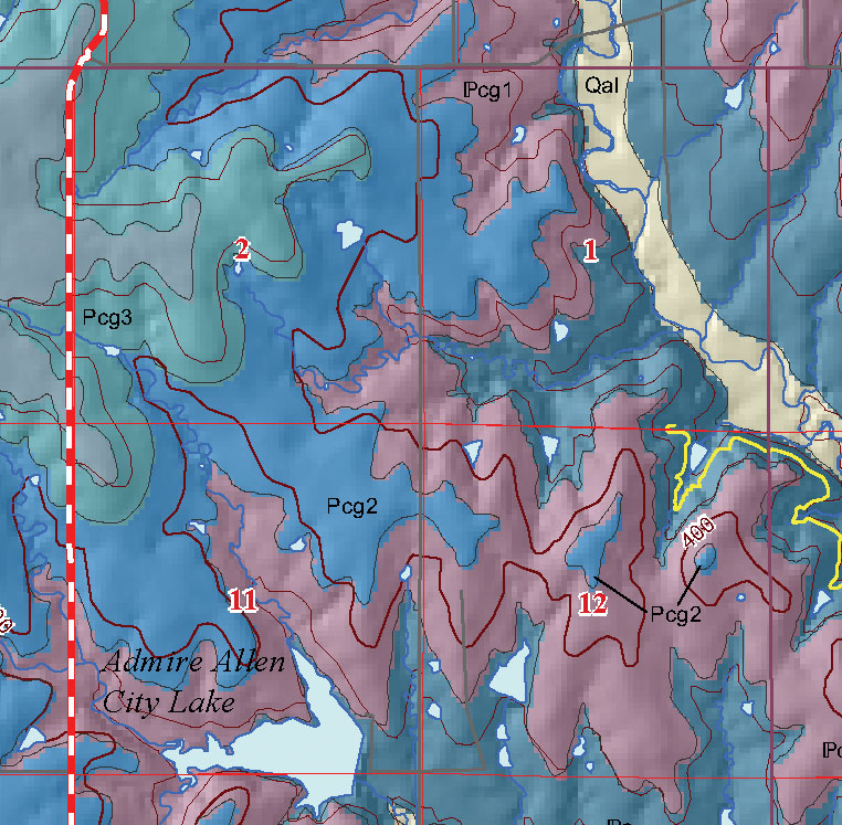 small geologic map