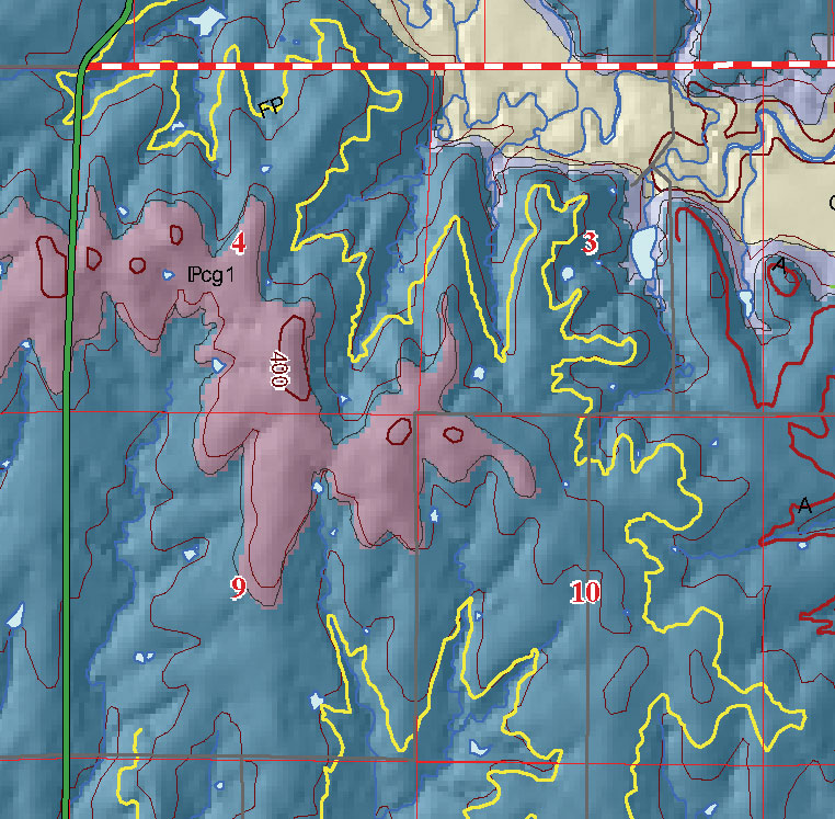 small geologic map