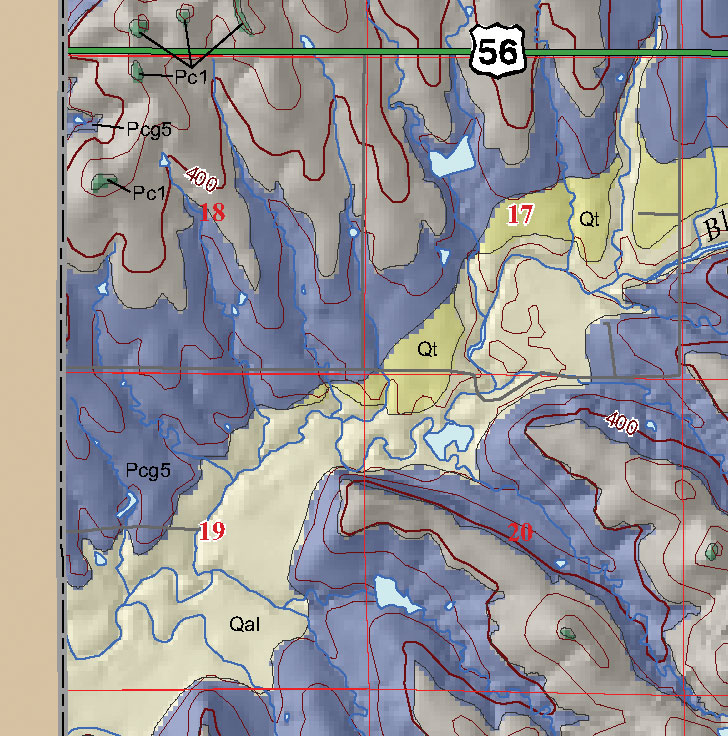 small geologic map